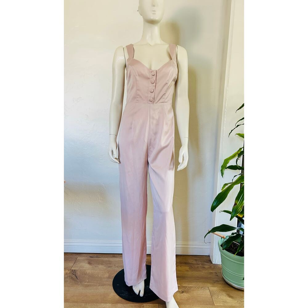 Anthropologie Isla Maude Pink Jumpsuit